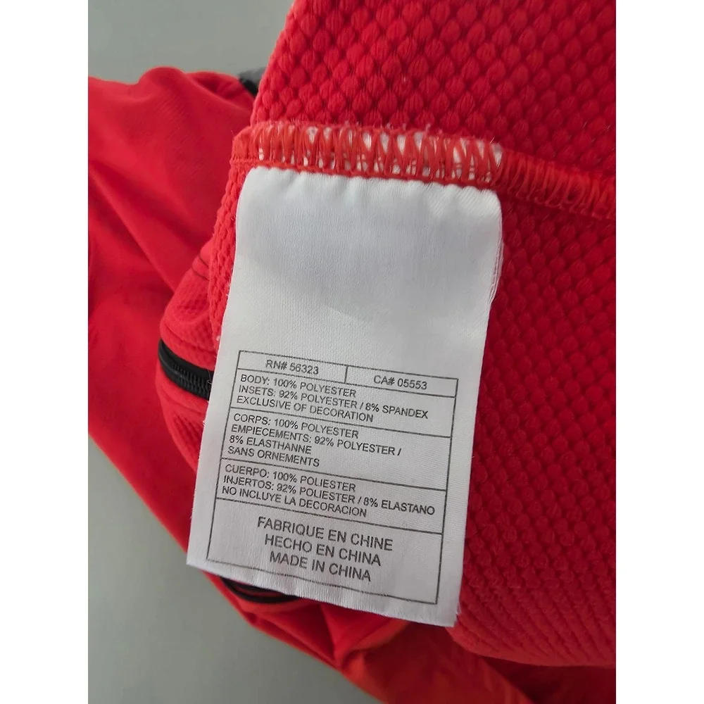 Nike Hoodie Boys XL 16 - 18 Red Full Zip Sphere Dry Running Training Activewear